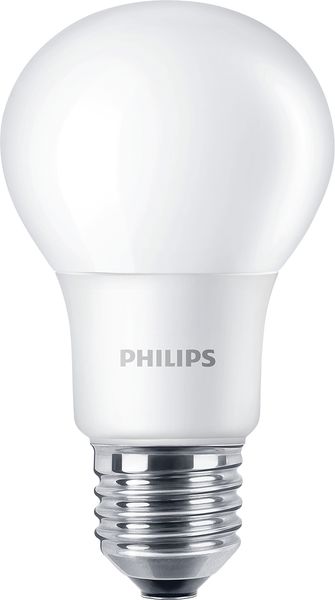 Philips CorePro LED normaallamp 11W-75W E27 220V-240V 2700K kleur 827 A60 mat dimbaar